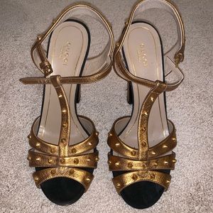 Bronze Gucci Shoes
